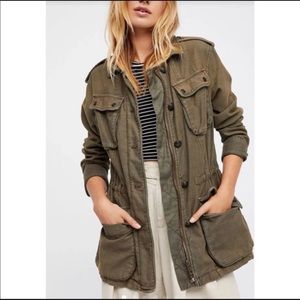 Free People Not Your Brothers Surplus Jacket SZ S